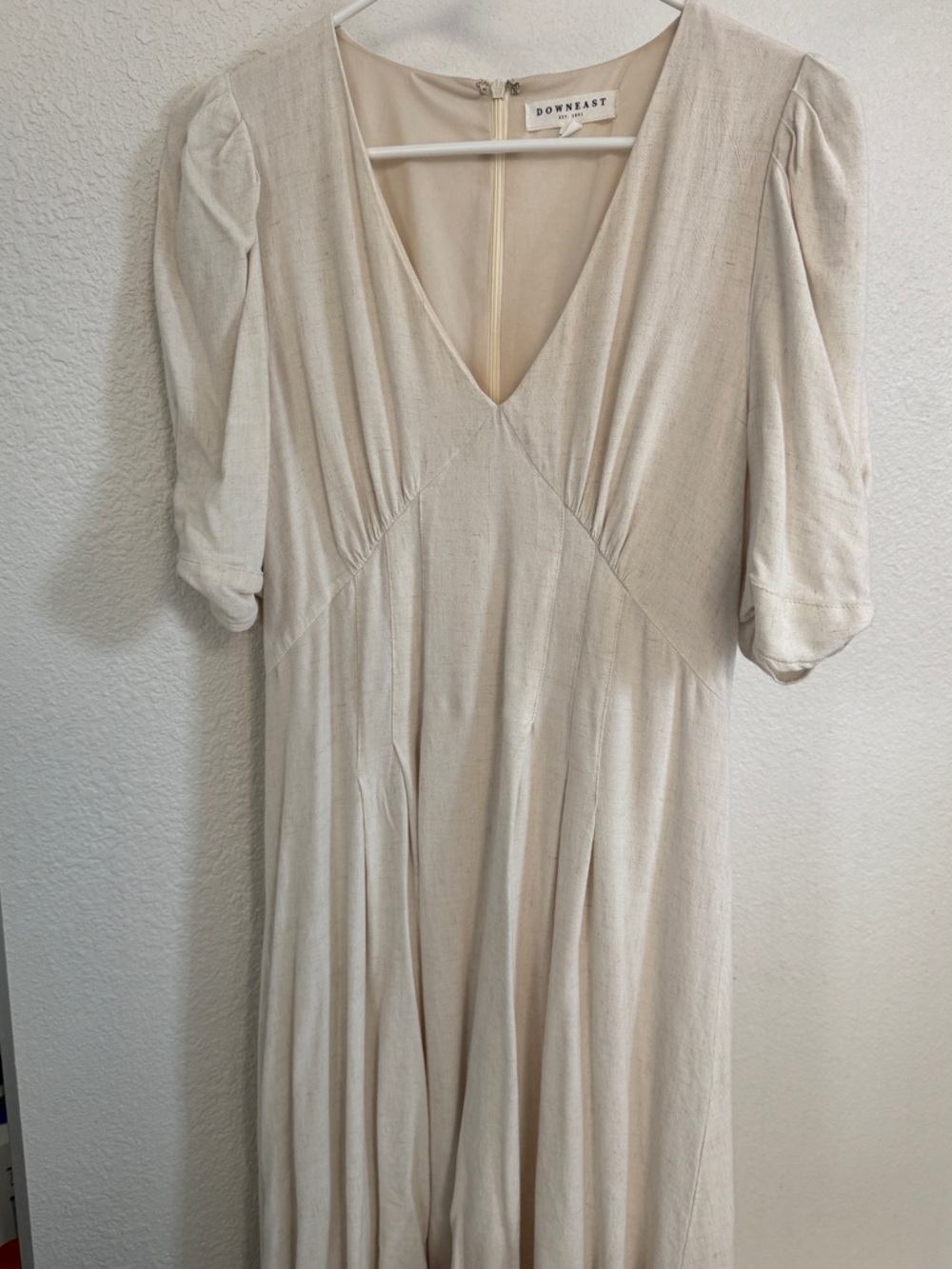 Women’s linen like blend midi dress